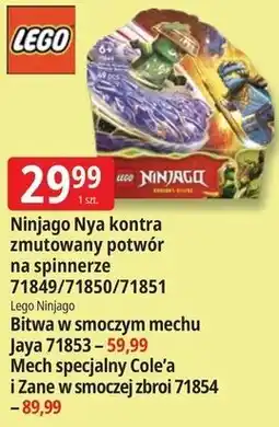 E.Leclerc Ninjago Nya kontra zmutowany potwór na spinnerze 71849/71850/71851 oferta