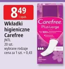 E.Leclerc Wkładki higieniczne Carefree oferta