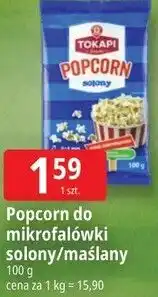 E.Leclerc Popcorn do mikrofalówki solony/maślany Tokapi oferta