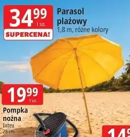 E.Leclerc Parasol plażowy 1,8 m, różne kolory oferta