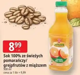 E.Leclerc Sok 100% ze świeżych pomarańczy/grejpfrutów z miąższem oferta
