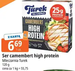 E.Leclerc Ser camembert high protein Mleczarnia Turek oferta