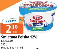 E.Leclerc Śmietana Polska 12% Mlekovita oferta