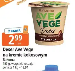 E.Leclerc Bakoma Deser Ave Vege na kremie kokosowym oferta