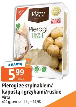 E.Leclerc Virtu Pierogi ze szpinakiem/kapustą i grzybami/ruskie oferta