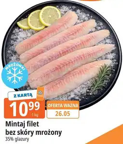 E.Leclerc Mintaj filet bez skóry mrożony oferta