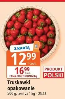 E.Leclerc Truskawki opakowanie oferta