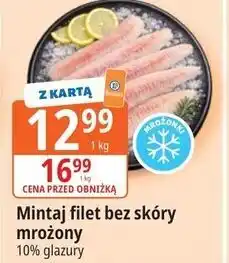 E.Leclerc Mintaj filet bez skóry mrożony oferta
