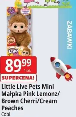 E.Leclerc Little Live Pets Mini Małpka Pink Lemonz/Brown Cherri/Cream Peaches oferta