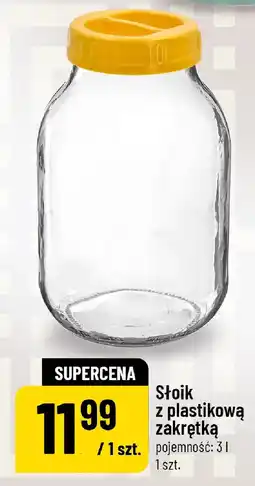 Polomarket Słoik z plastikową zakrętką oferta