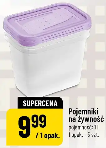 Pojemniki na żywność