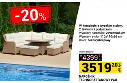 Merkury Market Narożnik technorattanowy PAU oferta