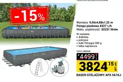 Merkury Market Basen stelażowy Bestway APX 561KJ 9,56x4,88x1,32m oferta