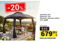 Merkury Market Pawilon ogrodowy 3x3x2,75m grafit oferta