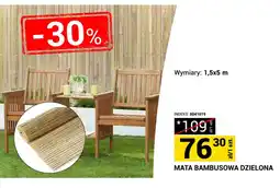 Merkury Market Mata bambusowa dzielona 1,5x5m oferta