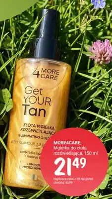 Rossmann Mgiełka do ciała rozświetlająca More4Care oferta