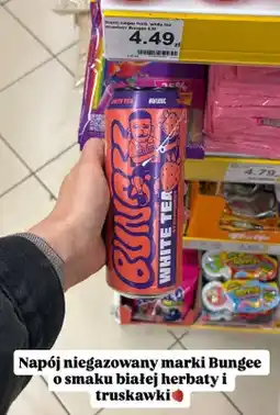 Dino Napój niegazowany Bungee o smaku białej herbaty i truskawki oferta