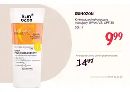 Rossmann Krem przeciwsłoneczny matujący UVA+UVB SPF 30 Sunozon oferta