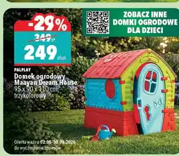 Biedronka Domek ogrodowy PALPLAY Maayan Dream House 95x90x110cm trzykolorowy oferta