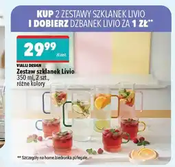 Biedronka Zestaw szklanek Livio oferta