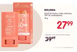 Rossmann Sztyft do twarzy i ciała ochronny SPF 50 wodoodporny Bielenda Sol D'Or oferta