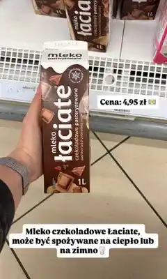 Dino Mleko czekoladowe pasteryzowane Łaciate oferta