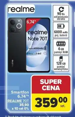 Carrefour Smartfon 6,74 REALME 70T oferta