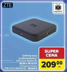 Carrefour Odtwarzacz multimedialny ZTE BOX B866V2K oferta