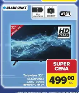 Carrefour Telewizor 32 BLAUPUNKT 32HCT6000S oferta