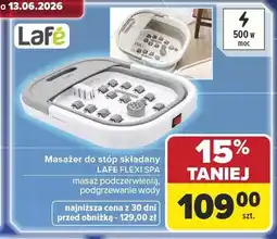Carrefour Masażer do stóp składany LAFE FLEXI SPA oferta