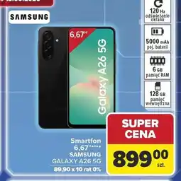 Carrefour Smartfon 6,67 SAMSUNG GALAXY A26 oferta