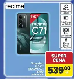 Carrefour Smartfon 6,67 REALME C71 oferta