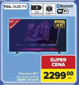 Carrefour Telewizor 65 TCL QLED 65P71K Smart TV Ultra HD 4K oferta
