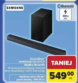 Carrefour Soundbar SAMSUNG HW-B450F oferta