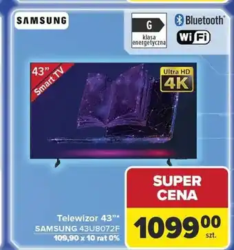 Carrefour Telewizor 43 SAMSUNG 43U8072F oferta