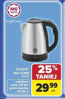 Carrefour Czajnik MG HOME INOX oferta