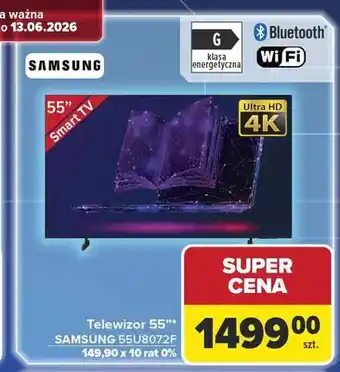 Carrefour Telewizor 55 SAMSUNG 55U8072F oferta