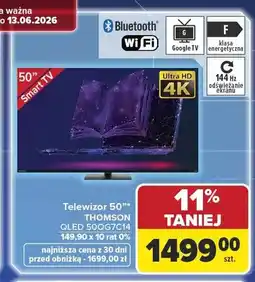 Carrefour Telewizor 50 THOMSON QLED 50QG7C14 oferta