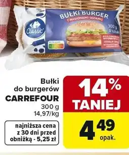 Carrefour Bułki do burgerów CARREFOUR oferta