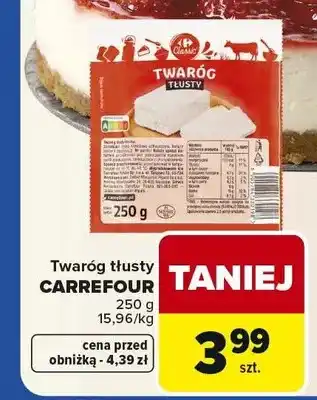Twaróg tłusty Carrefour