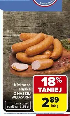 Carrefour Kiełbasa śląska Nasza Wędzarnia oferta