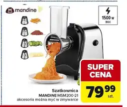 Carrefour Szatkownica MANDINE MSM200-21 1500W akcesoria można myć w zmywarce oferta