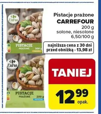 Pistacje prażone solone Carrefour