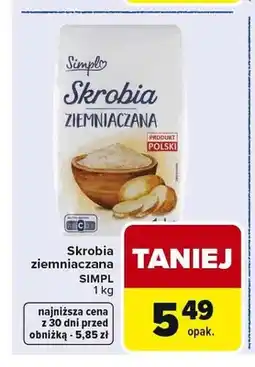 Carrefour Skrobia ziemniaczana Simpl oferta