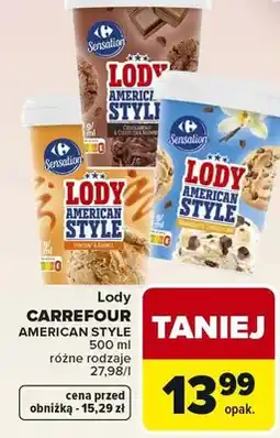 Carrefour Lody Carrefour American Style Chocolate & Cookie Dough oferta