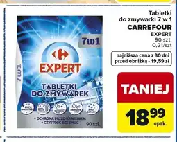 Carrefour Tabletki do zmywarki 7 w 1 CARREFOUR EXPERT oferta