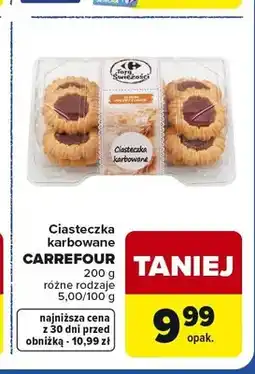 Carrefour Ciasteczka karbowane Carrefour oferta