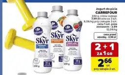 Carrefour Jogurt do picia Skyr naturalny Carrefour oferta