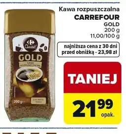Carrefour Kawa rozpuszczalna Gold Carrefour oferta