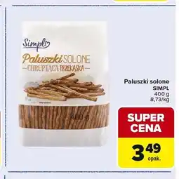 Carrefour Paluszki solone Simpl oferta